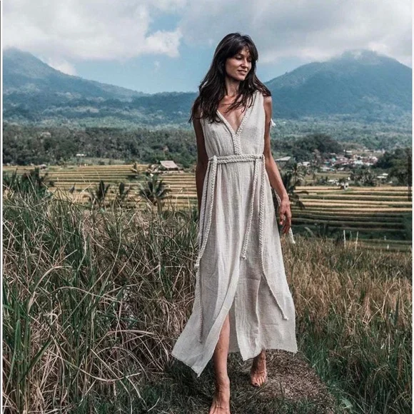 AYA Sacred Wear Dresses Aya Sacred Wear Organic Off White